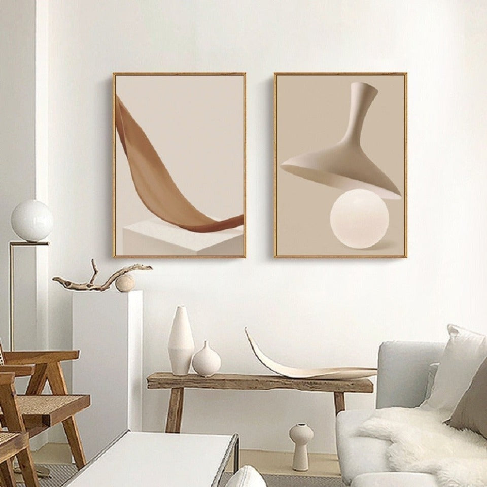 Skandinavien Stimmung - Leinwand Wandkunst Gemälde
