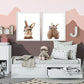 Rabbit BunnyTail Woodland Animal - Leinwand Wandkunst Malerei