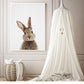 Rabbit BunnyTail Woodland Animal - Leinwand Wandkunst Malerei