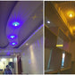 Frendorf | SolarisBlume LED Wandlampe | Sunflower Design | Farbiges Licht | Dekorative Beleuchtung für Zuhause
