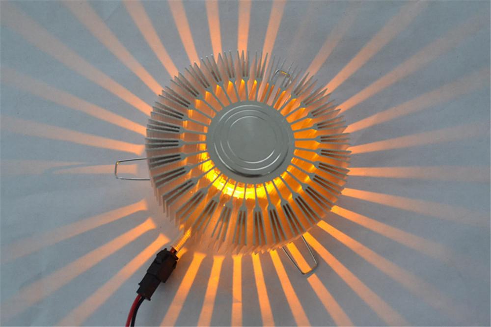 Frendorf | SolarisBlume LED Wandlampe | Sunflower Design | Farbiges Licht | Dekorative Beleuchtung für Zuhause