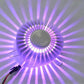 Frendorf | SolarisBlume LED Wandlampe | Sunflower Design | Farbiges Licht | Dekorative Beleuchtung für Zuhause