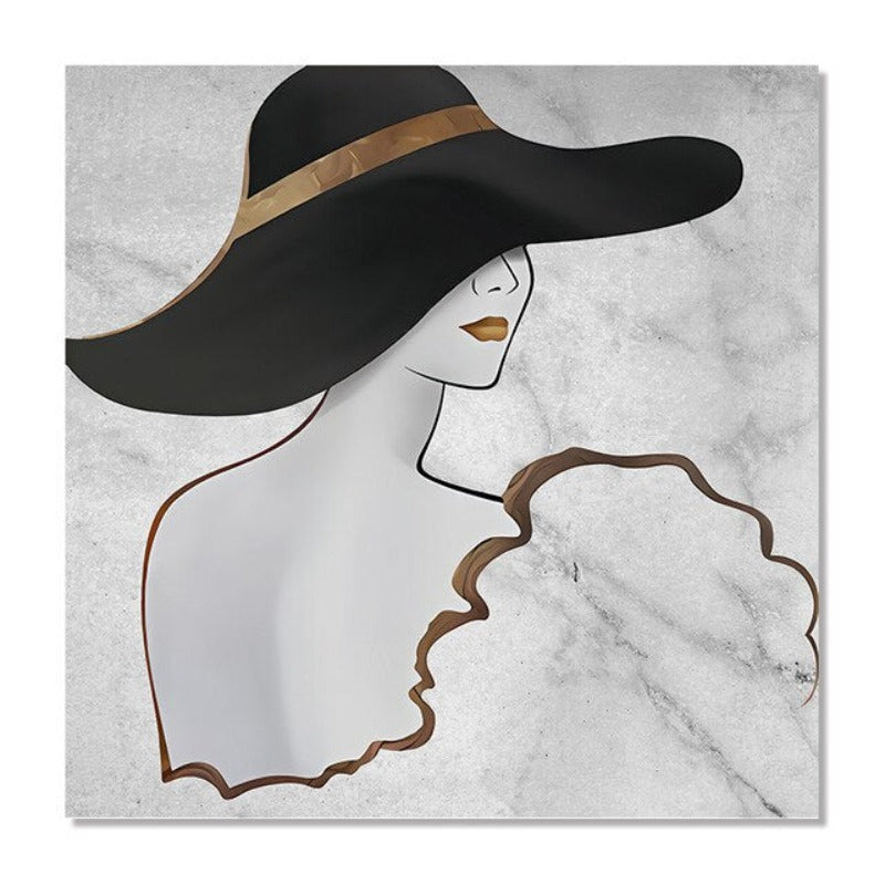 Fashionista - Leinwand Wandkunst Gemälde