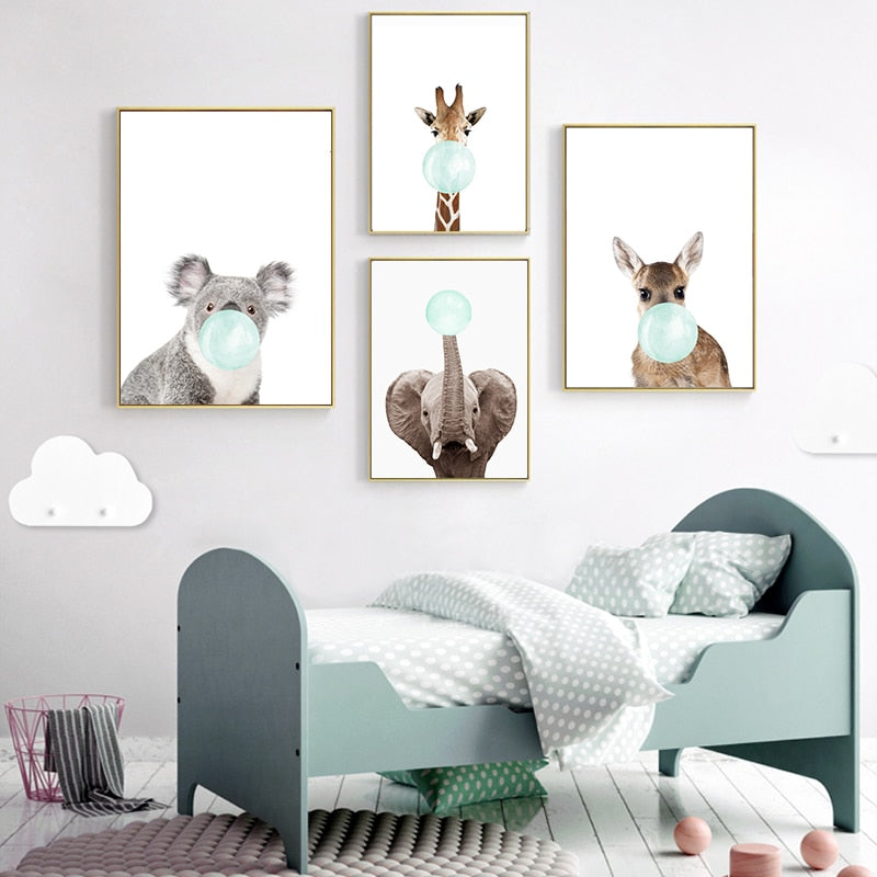 Schöne Kinderzimmer Wandkunst - Leinwand Wandkunst Gemälde