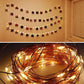 Frendorf | GlowClip LED Lichterkette mit Fotoclips | Batteriebetrieben oder USB-Anschluss | Dekorative Beleuchtung für Zuhause & Partys
