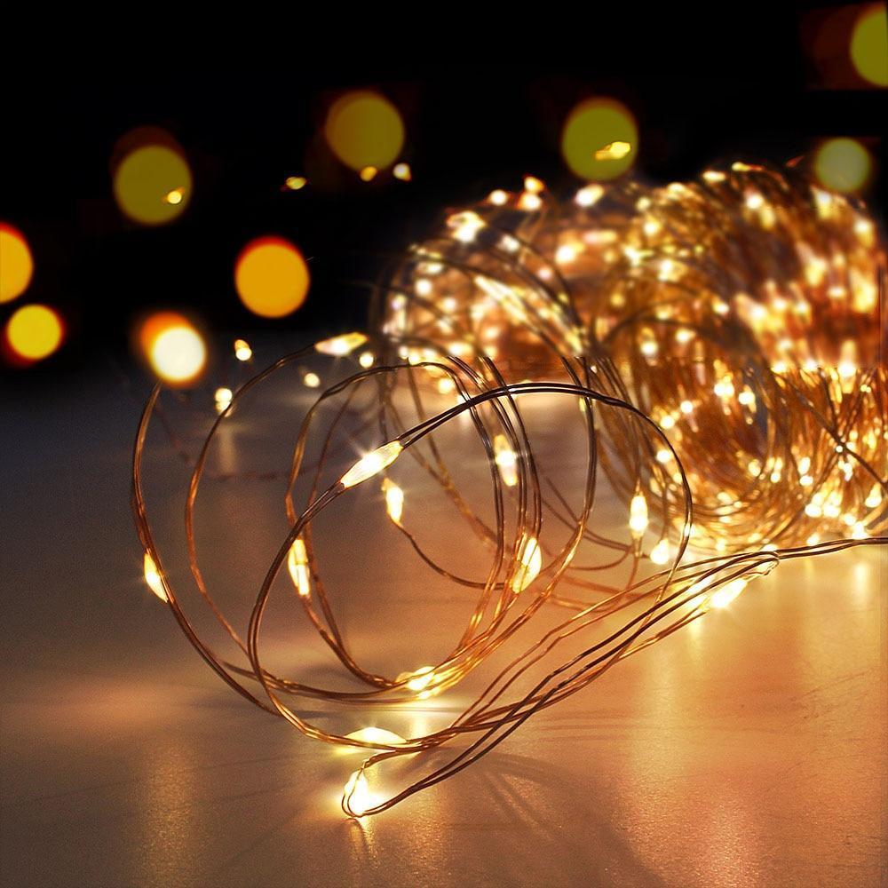 Frendorf | GlowClip LED Lichterkette mit Fotoclips | Batteriebetrieben oder USB-Anschluss | Dekorative Beleuchtung für Zuhause & Partys