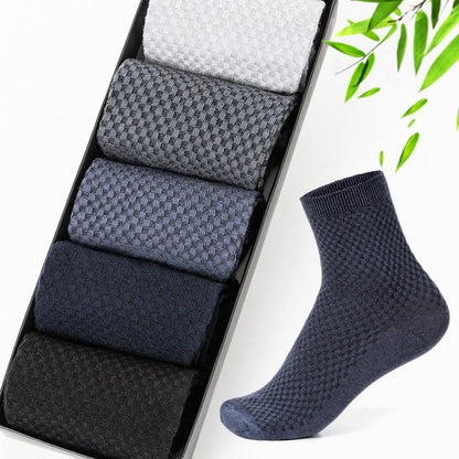 Frendorf | Bambussocken – 5er-Pack – für Herren – atmungsaktiv und frisch