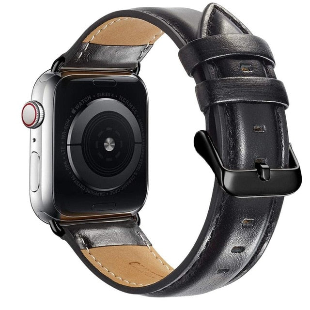 Frendorf | Echtes Leder Armbanduhr für Apple Watch