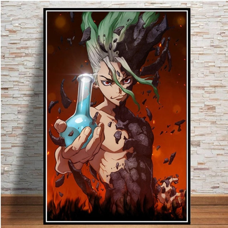 Anime Buddies - Leinwand Wandkunst Gemälde