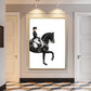 Luxurious figures horse - canvas wall art painting