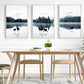 Nordic Skandinavien Landschaft Hirsch - Leinwand Wandkunst Gemälde