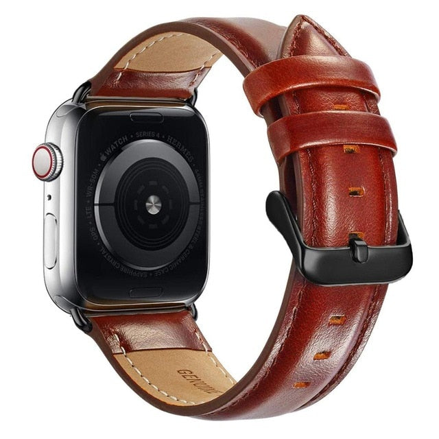 Frendorf | Echtes Leder Armbanduhr für Apple Watch