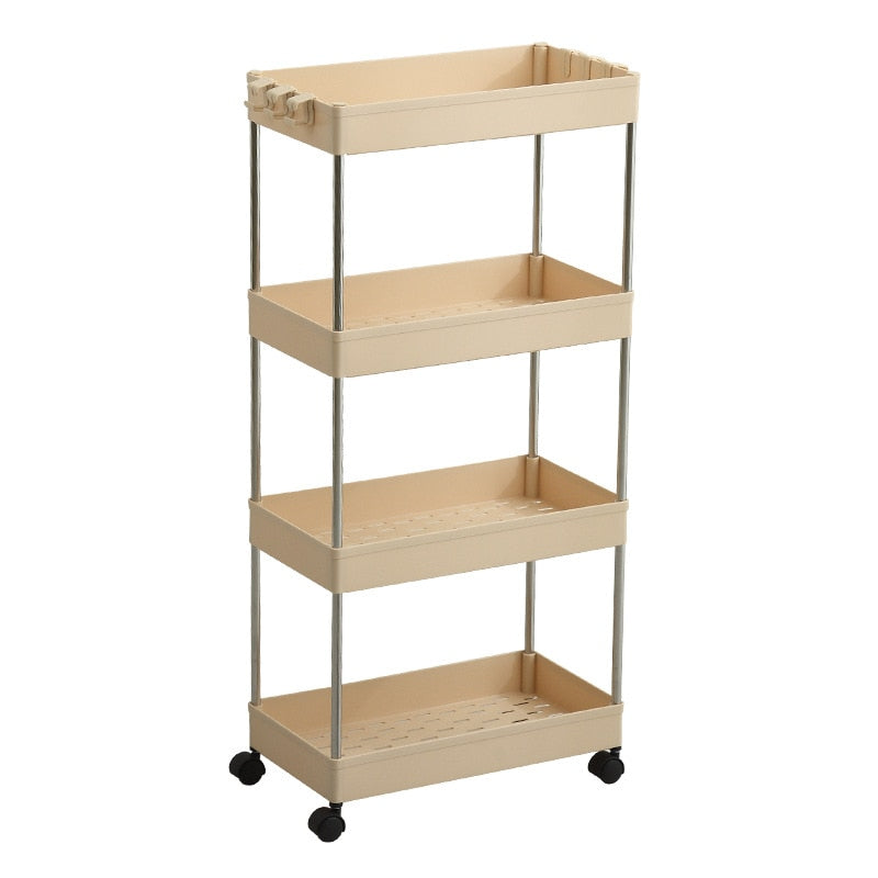 Frendorf | RollMaster Mobiler Trolley | Aufbewahrungsregal auf Rollen | Praktische Lagerung für Zuhause und Büro