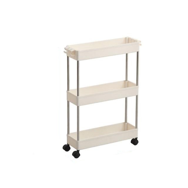 Frendorf | RollMaster Mobiler Trolley | Aufbewahrungsregal auf Rollen | Praktische Lagerung für Zuhause und Büro