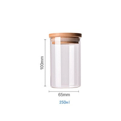 BAMBOO VORRATSGLAS JARS