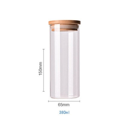 BAMBOO VORRATSGLAS JARS