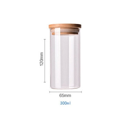 BAMBOO VORRATSGLAS JARS