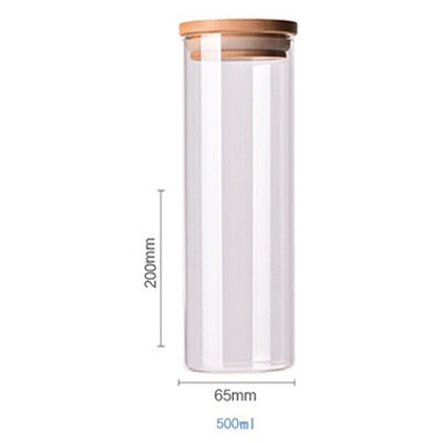 BAMBOO VORRATSGLAS JARS