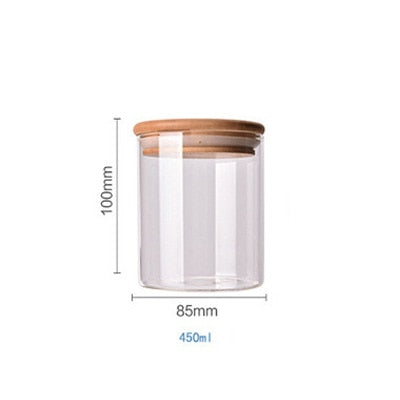 BAMBOO VORRATSGLAS JARS