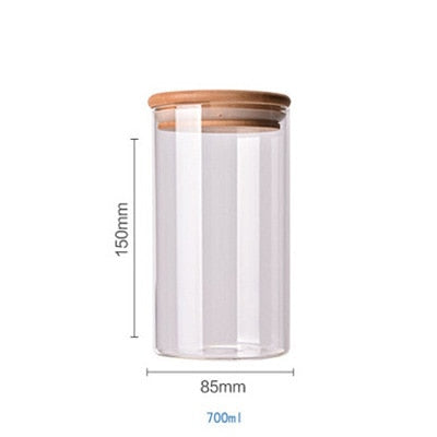 BAMBOO VORRATSGLAS JARS