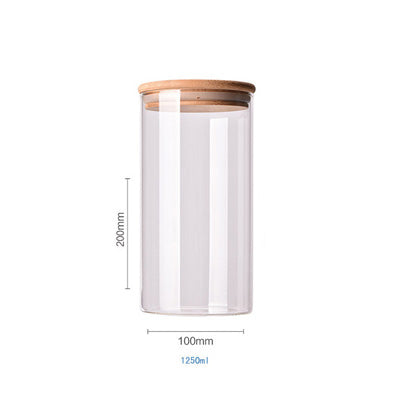 BAMBOO VORRATSGLAS JARS