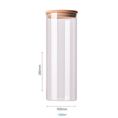 BAMBOO VORRATSGLAS JARS