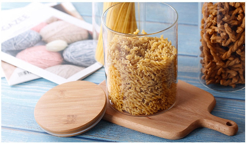 BAMBOO VORRATSGLAS JARS