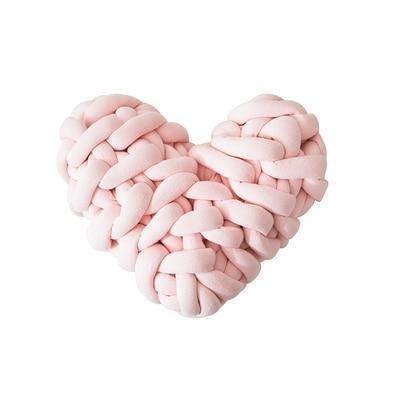 Frendorf | Valentinstag Herz Chunky Strickkissen