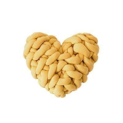 Frendorf | Valentinstag Herz Chunky Strickkissen