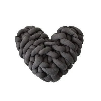 Frendorf | Valentinstag Herz Chunky Strickkissen