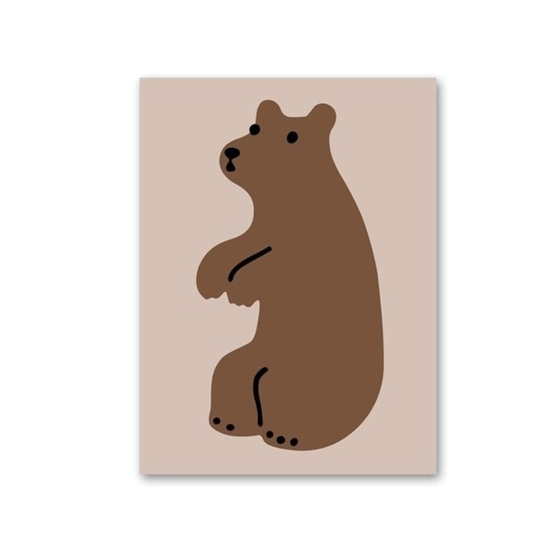 Woodland Animals - Canvas Wall Art Painting