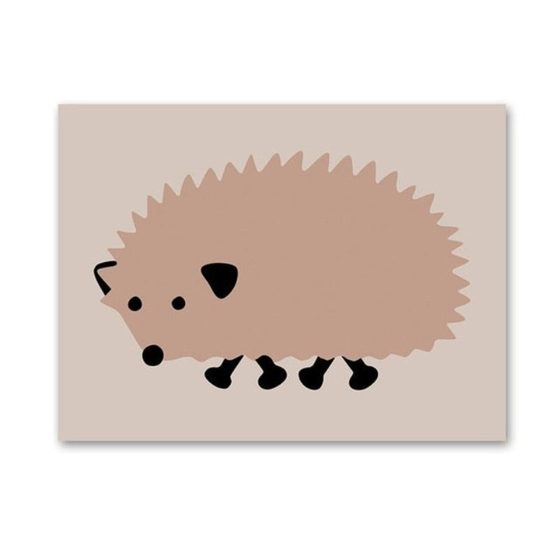 Woodland Animals - Canvas Wall Art Painting