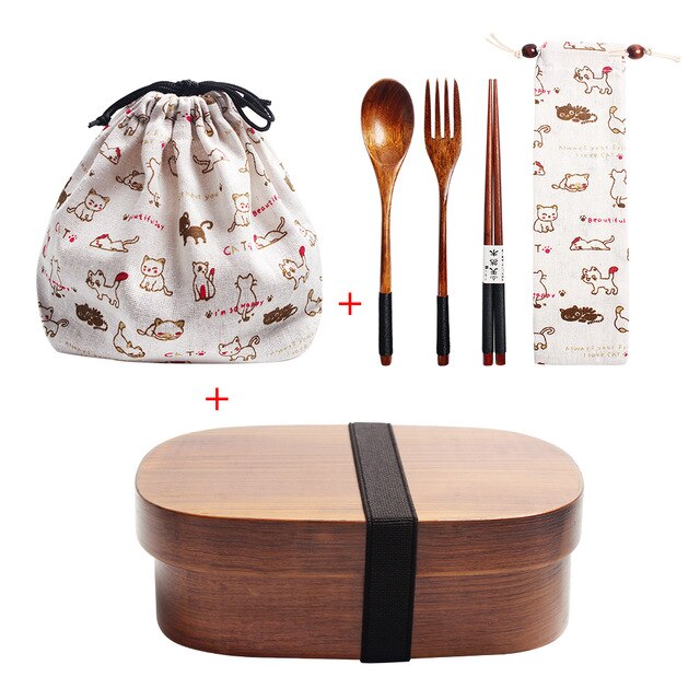 Bento-Box und Besteckset Tone