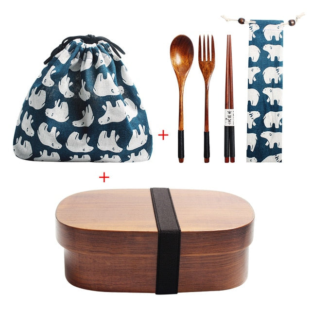 Bento-Box und Besteckset Tone