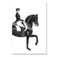 Luxurious figures horse - canvas wall art painting