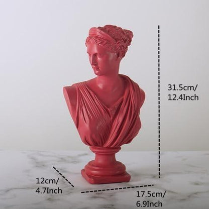Frendorf | SculpGreek Zeitlose Büstenstatue | Klassische Eleganz | Dekor für Zuhause