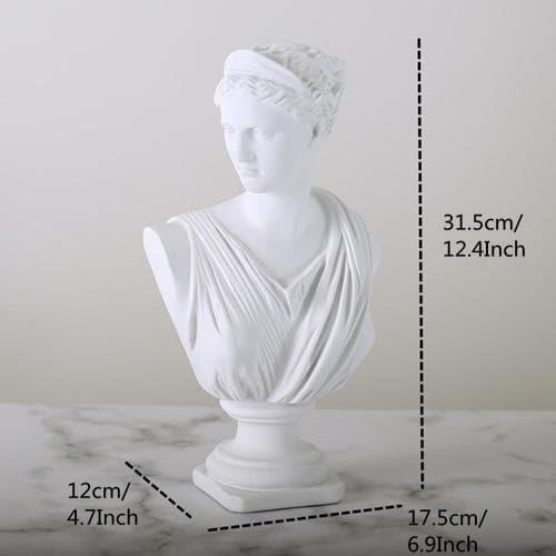 Frendorf | SculpGreek Zeitlose Büstenstatue | Klassische Eleganz | Dekor für Zuhause