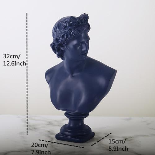 Frendorf | SculpGreek Zeitlose Büstenstatue | Klassische Eleganz | Dekor für Zuhause