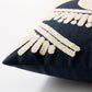 IVORY & NAVY KISSENBEZUG