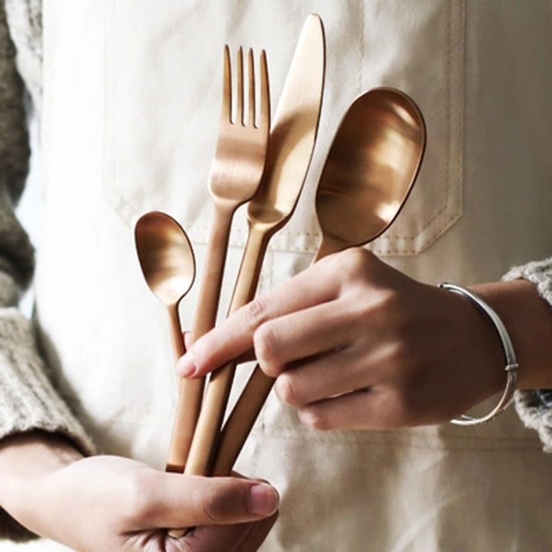 ROSEGOLD BESTECKSET