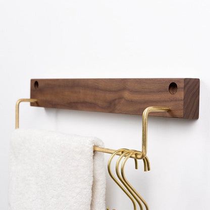 Frendorf | TowelTree Holz Handtuchständer | Minimalistisches Design | Platzsparender Handtuchhalter für Bad & Schlafzimmer