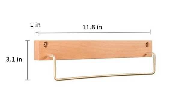 Frendorf | TowelTree Holz Handtuchständer | Minimalistisches Design | Platzsparender Handtuchhalter für Bad & Schlafzimmer