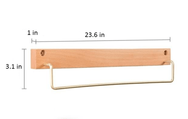 Frendorf | TowelTree Holz Handtuchständer | Minimalistisches Design | Platzsparender Handtuchhalter für Bad & Schlafzimmer
