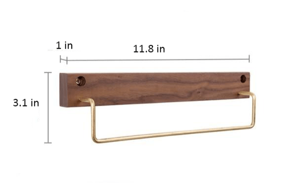 Frendorf | TowelTree Holz Handtuchständer | Minimalistisches Design | Platzsparender Handtuchhalter für Bad & Schlafzimmer