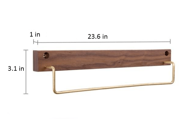 Frendorf | TowelTree Holz Handtuchständer | Minimalistisches Design | Platzsparender Handtuchhalter für Bad & Schlafzimmer