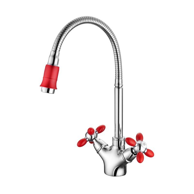 Frendorf | AquaViva Moderner Küchenarmatur mit Farbakzenten | Hochwertig & Flexibel | Perfekt für moderne Küchen