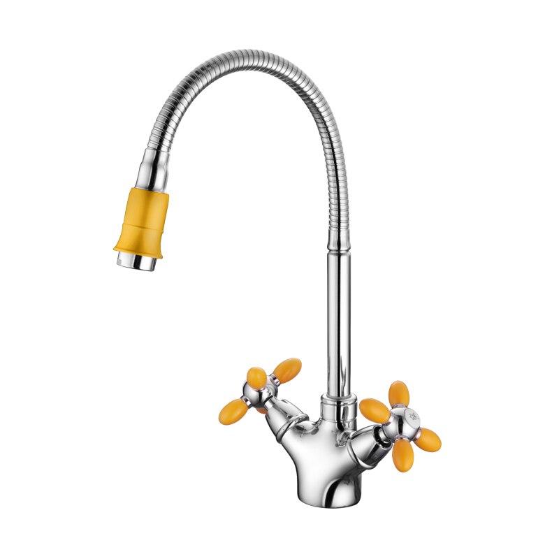 Frendorf | AquaViva Moderner Küchenarmatur mit Farbakzenten | Hochwertig & Flexibel | Perfekt für moderne Küchen