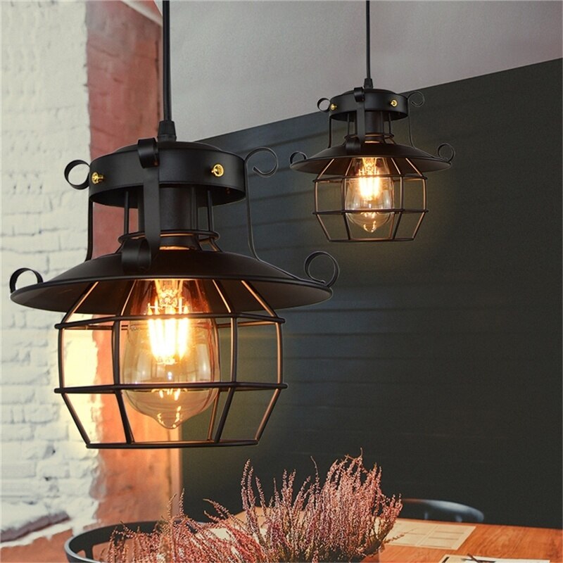 Retro Antik Industrielle Loft Deckenlampe