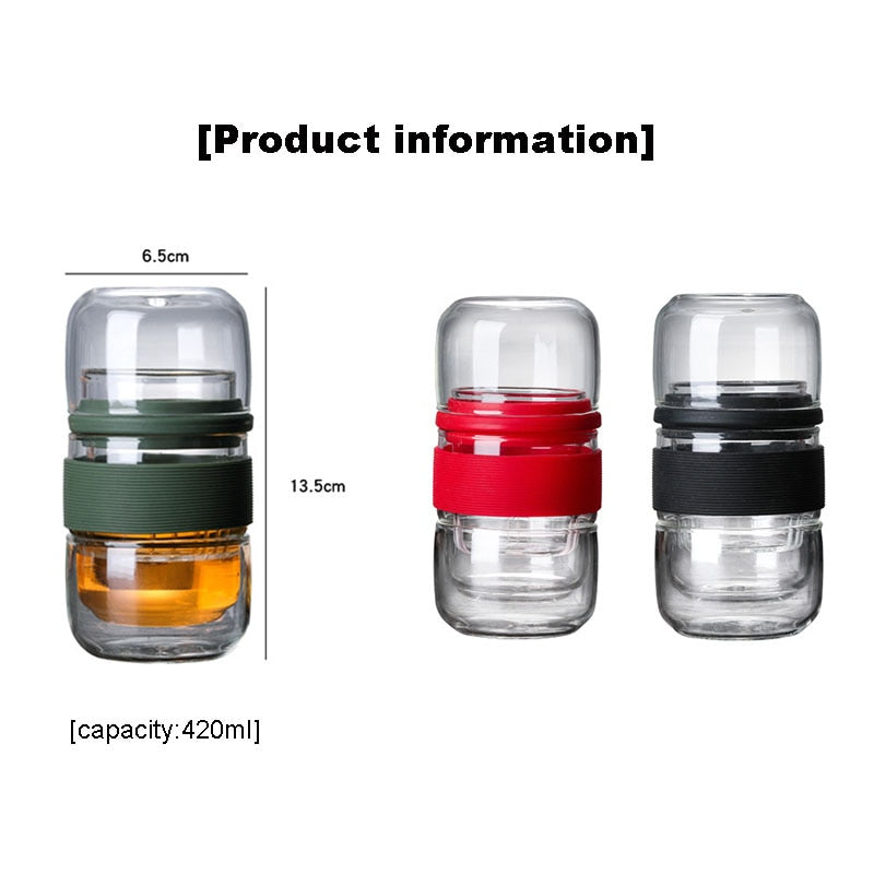 Mini Pocket Thermoresistente Reise-Teekanne