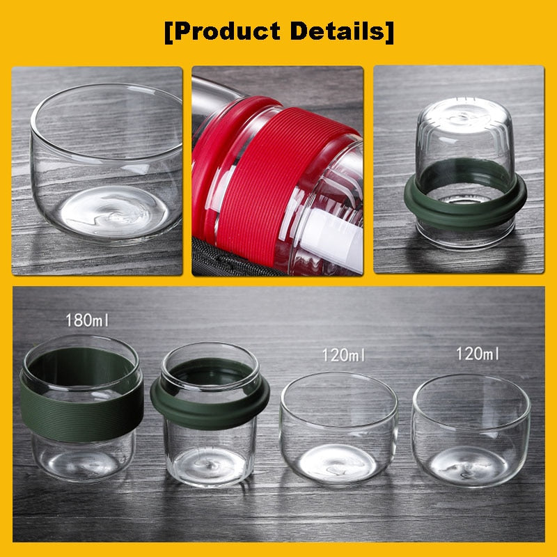Mini Pocket Thermoresistente Reise-Teekanne